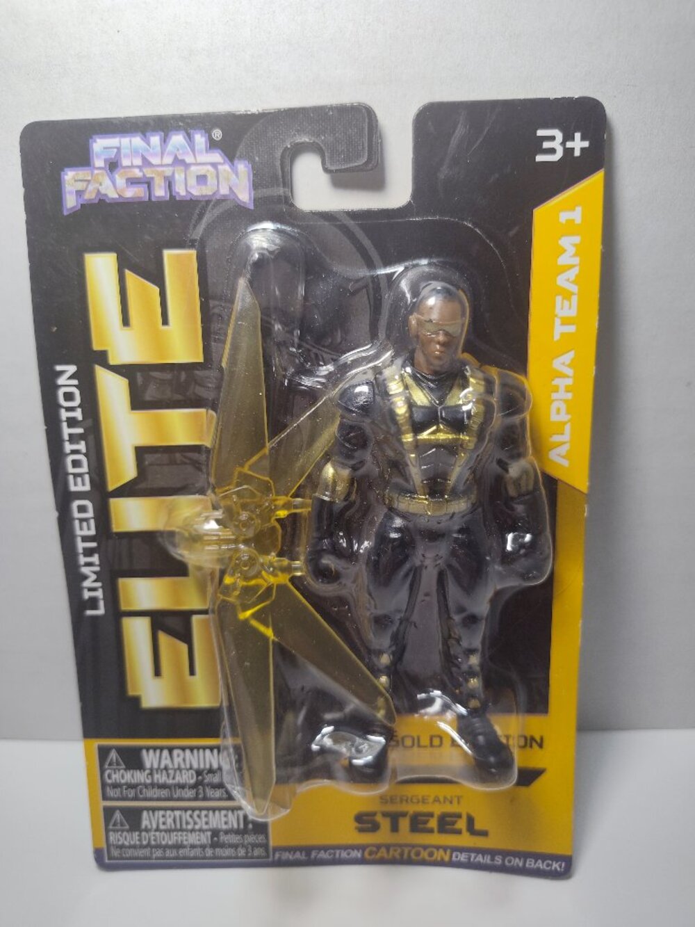 Final Faction Elite Sgt. Steel Alpha Team 1 Limited Edition Figure Sealed 2022